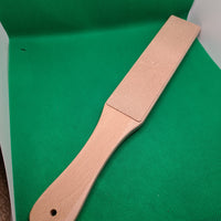 Leather strop paddle