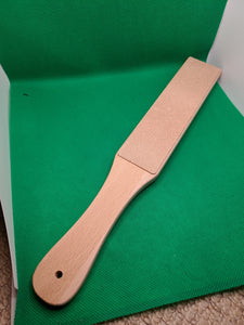 Leather strop paddle